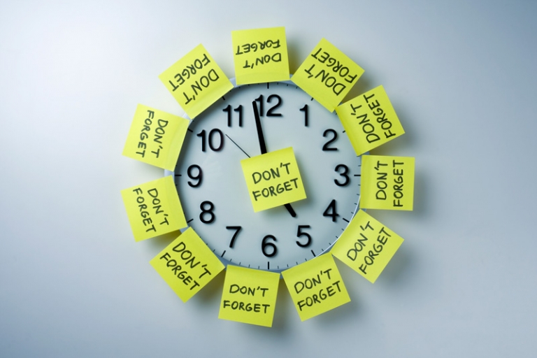 sorted out dont forget time management