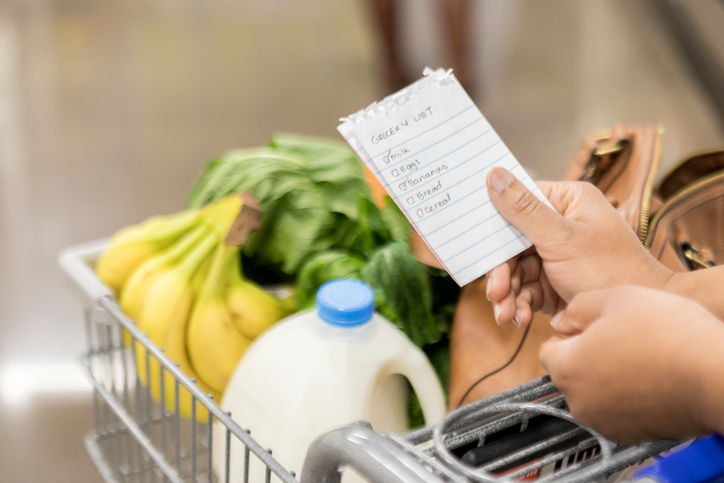 Meal Planning 5 Shopping list