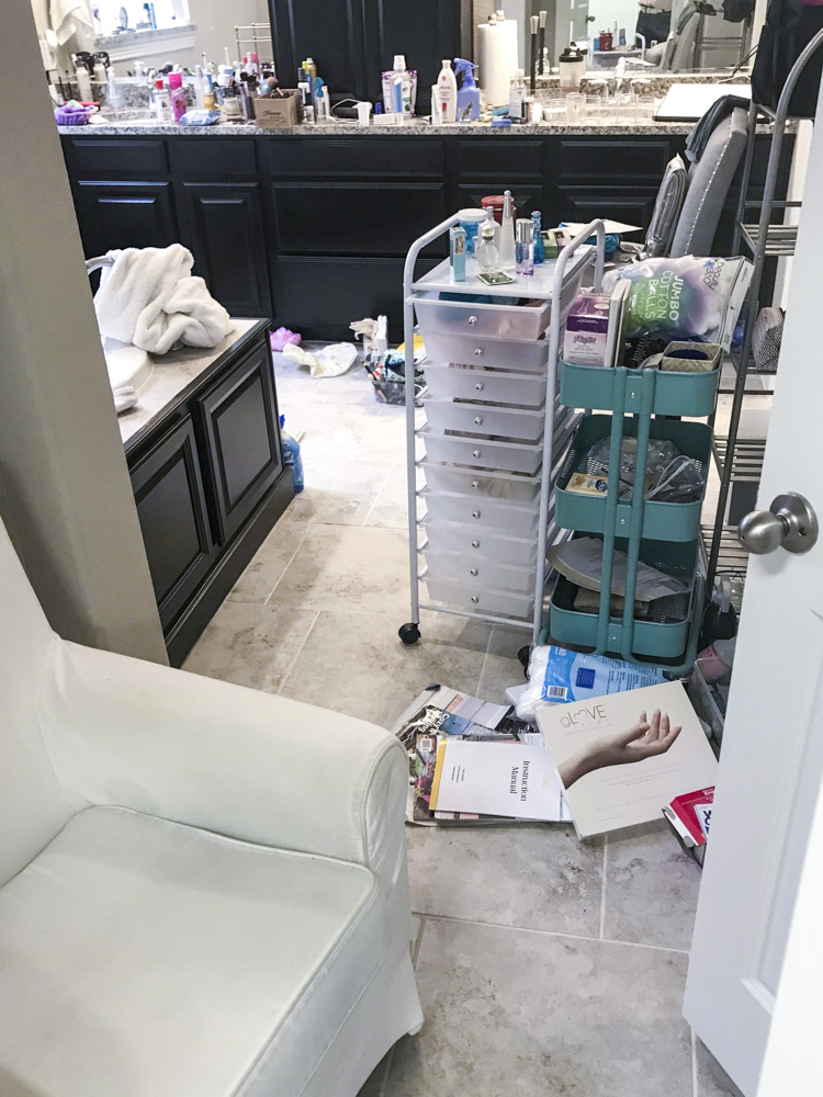 Bathroom Organizing Gallery 3 BEFORE