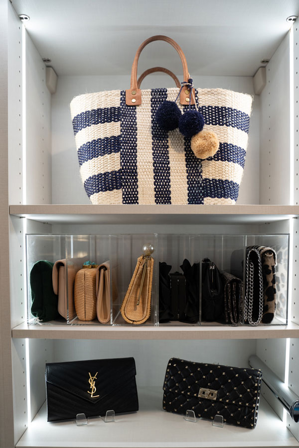 designer bag display ideas