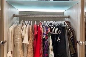 Julie O. Master Closet After 7 Dec. 2021