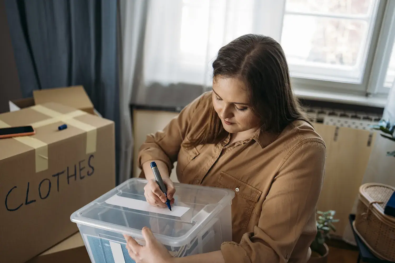 Sorted Out vs. Neat Method 5 Label Moving