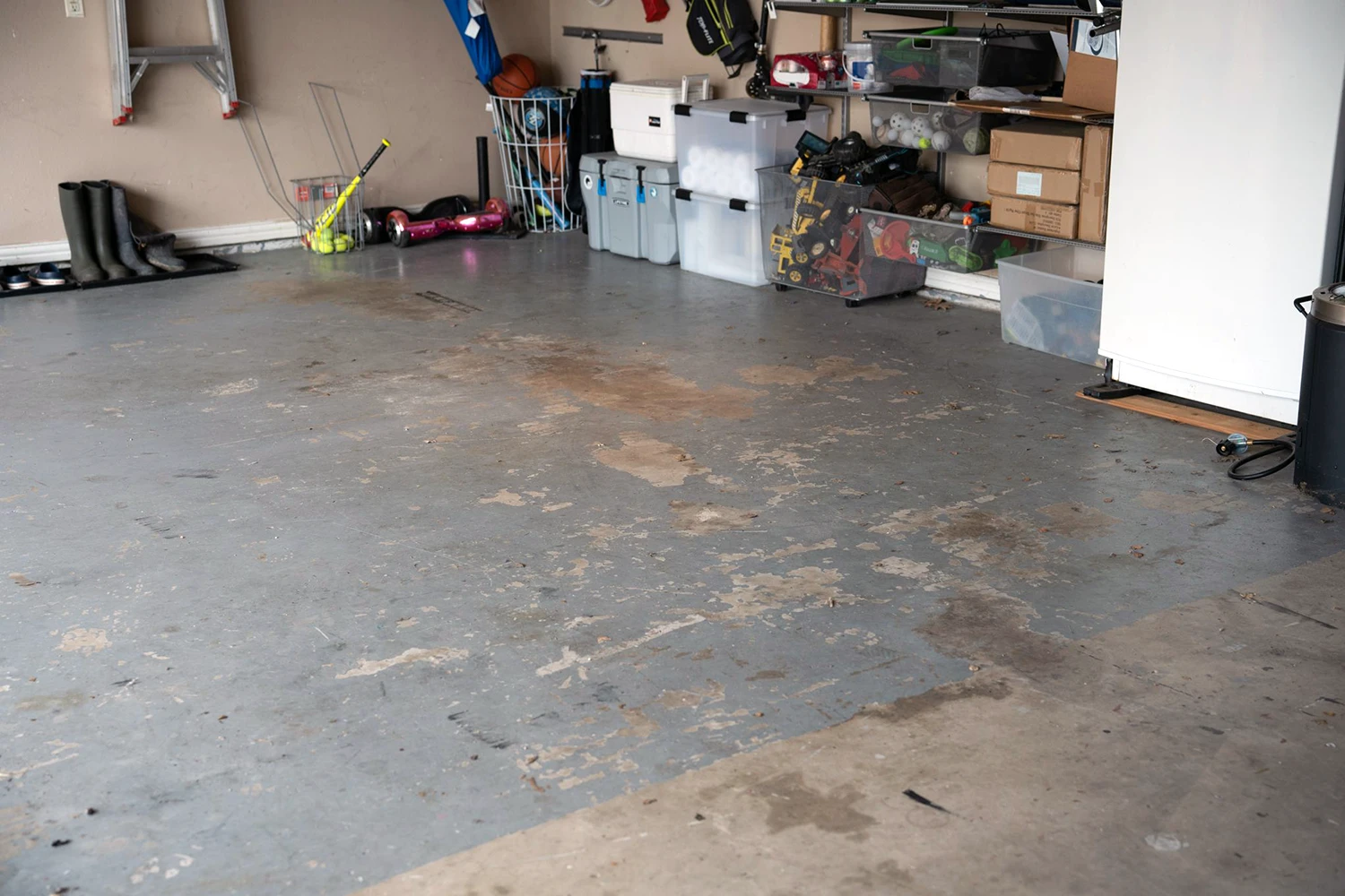 Tips From Tonia Before Garage Cleaning Floor Photo
