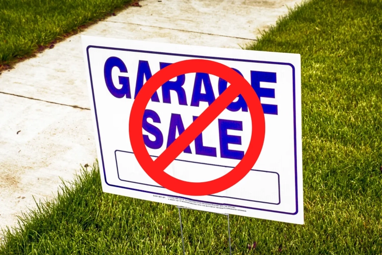 Why We Say NO to Garage Sales Blog