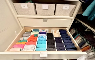 clothes drawer- after