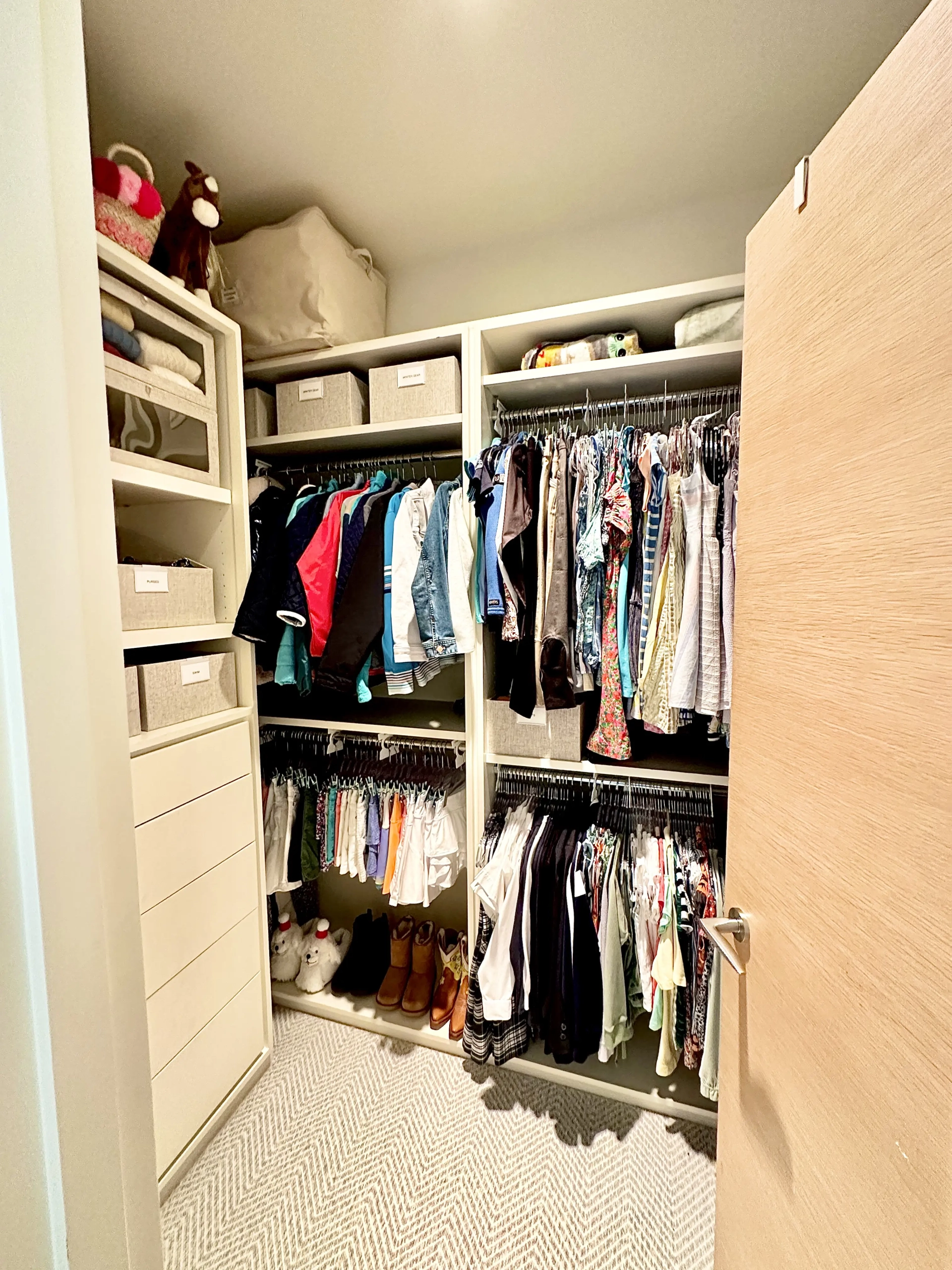 organized closet