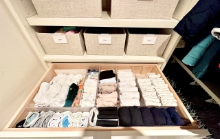 clothes drawer- after