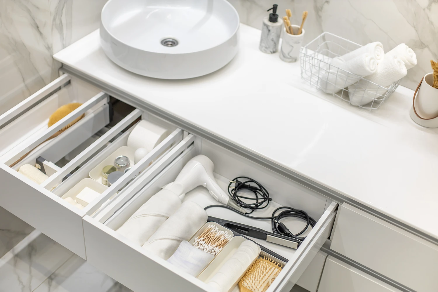 Bathroom Organization Tips