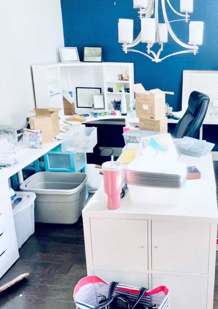 Office & Craft Organizing Gallery 5 BEFORE