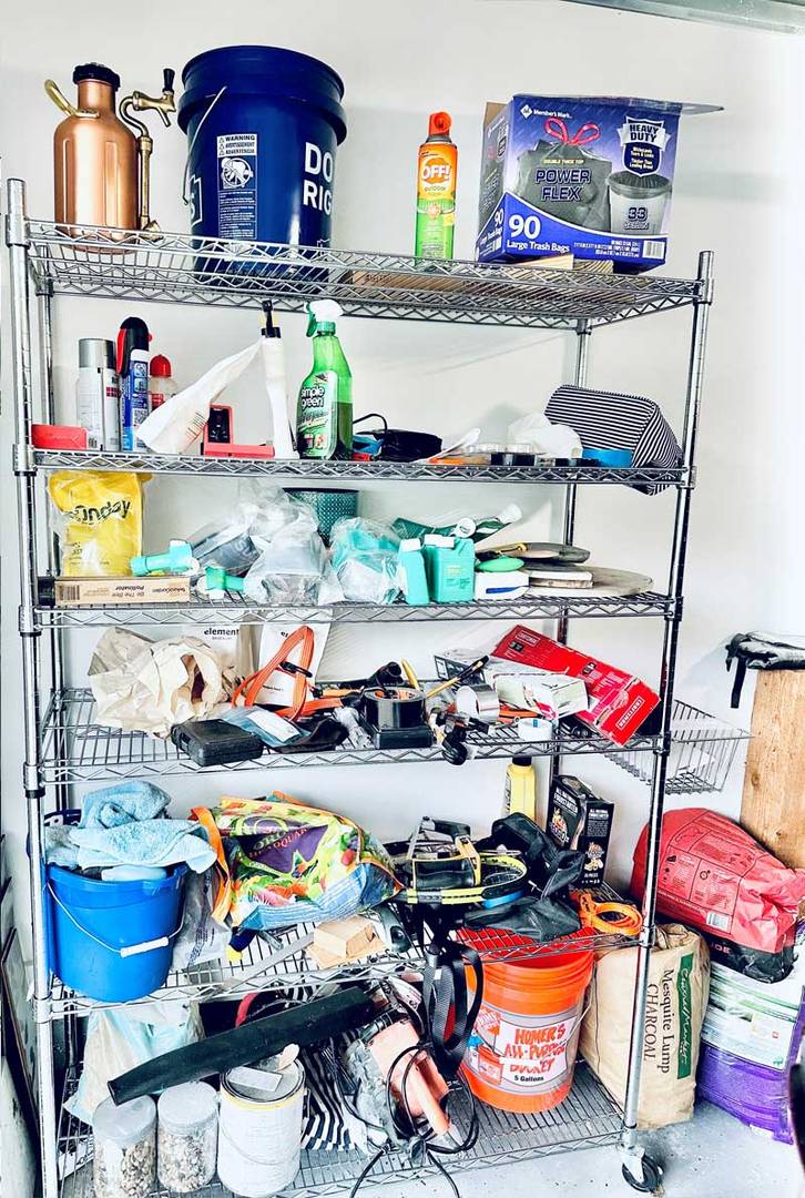 Garage Organizing Gallery 5 BEFORE