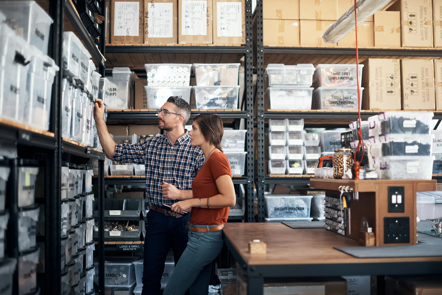 Warehouse Organizing Photo