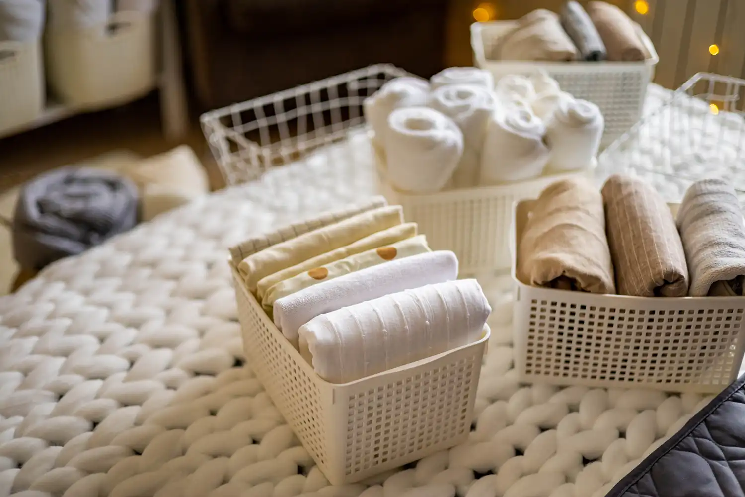 24 Pack Classroom Storage Baskets, Small Plastic Organizer Basket - Storage  Bins & Baskets, Facebook Marketplace