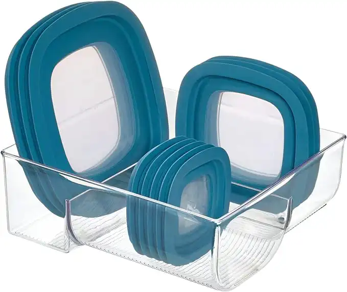 Food Container Lid Storage Organizer