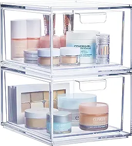 Stackable Clear Acrylic Drawers
