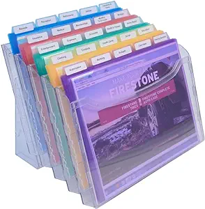 StationMate File Organizer with Poly File Folders