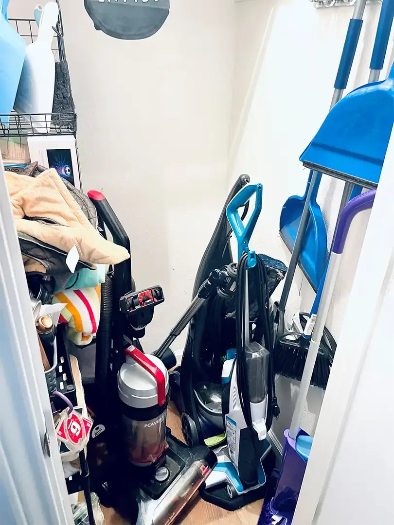 Linen & Utility Closet Organizing Gallery 5 BEFORE