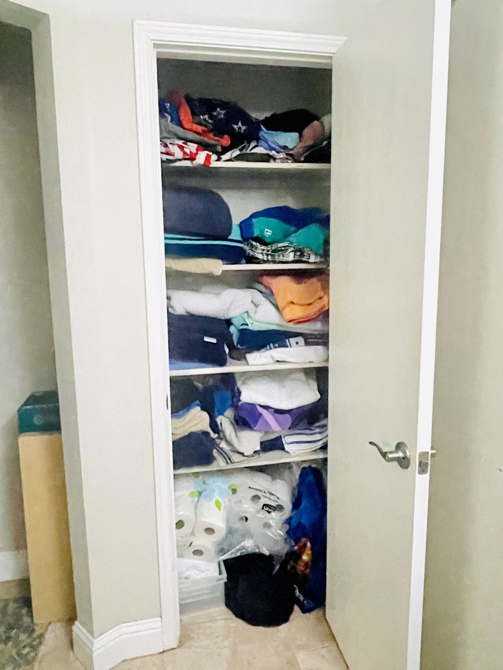 Linen & Utility Closet Organizing Gallery 7 BEFORE