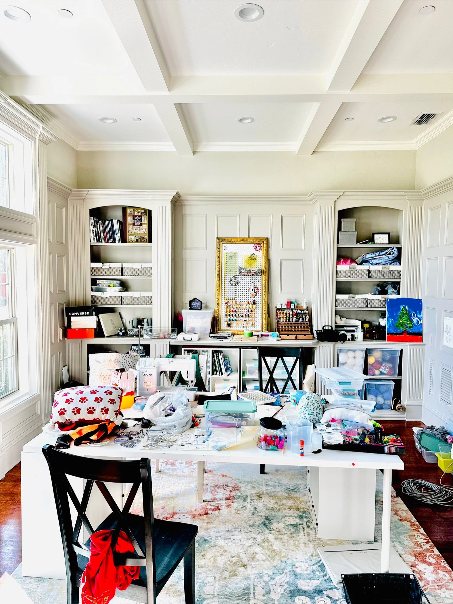 Office & Craft Organizing Gallery 9 BEFORE