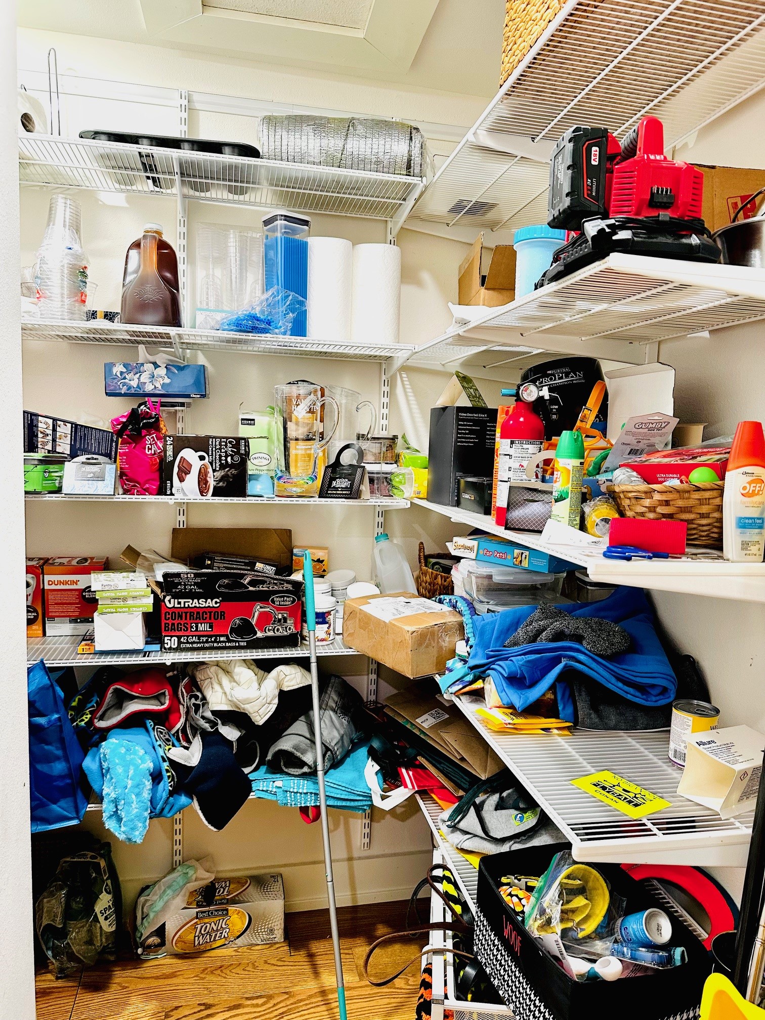 Linen & Utility Closet Organizing Gallery 9 BEFORE